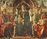 COSSA, Francesco del Madonna with the Child and Saints dfg oil on canvas